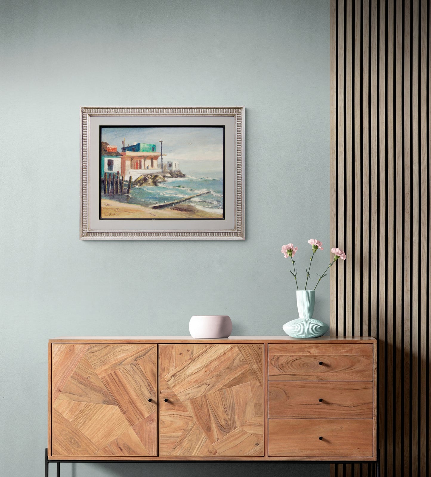 Capitola (California Coast), Painting, circa 1955