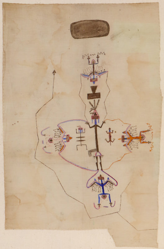 Memory Aid for Sandpainting, circa 1940-1950