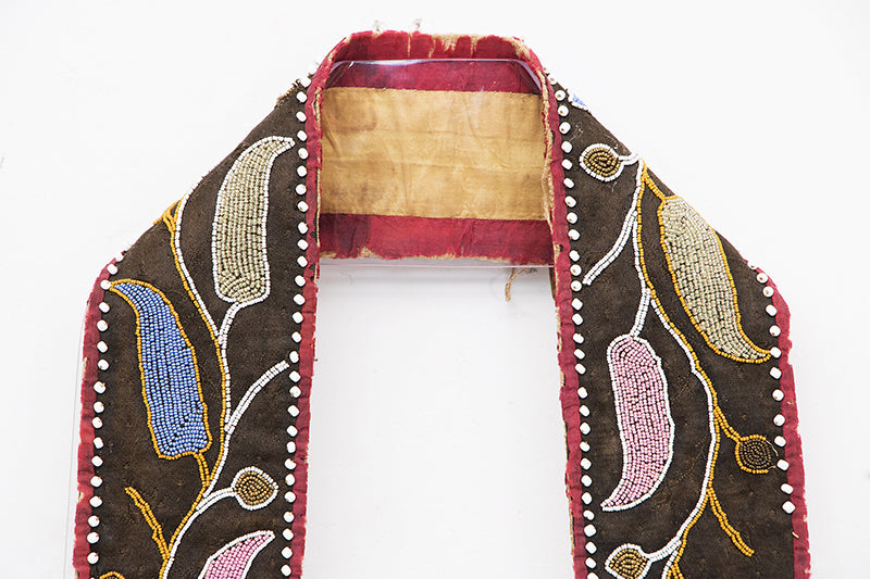 Classic Period Southeastern Beaded Sash, circa 1825-1850