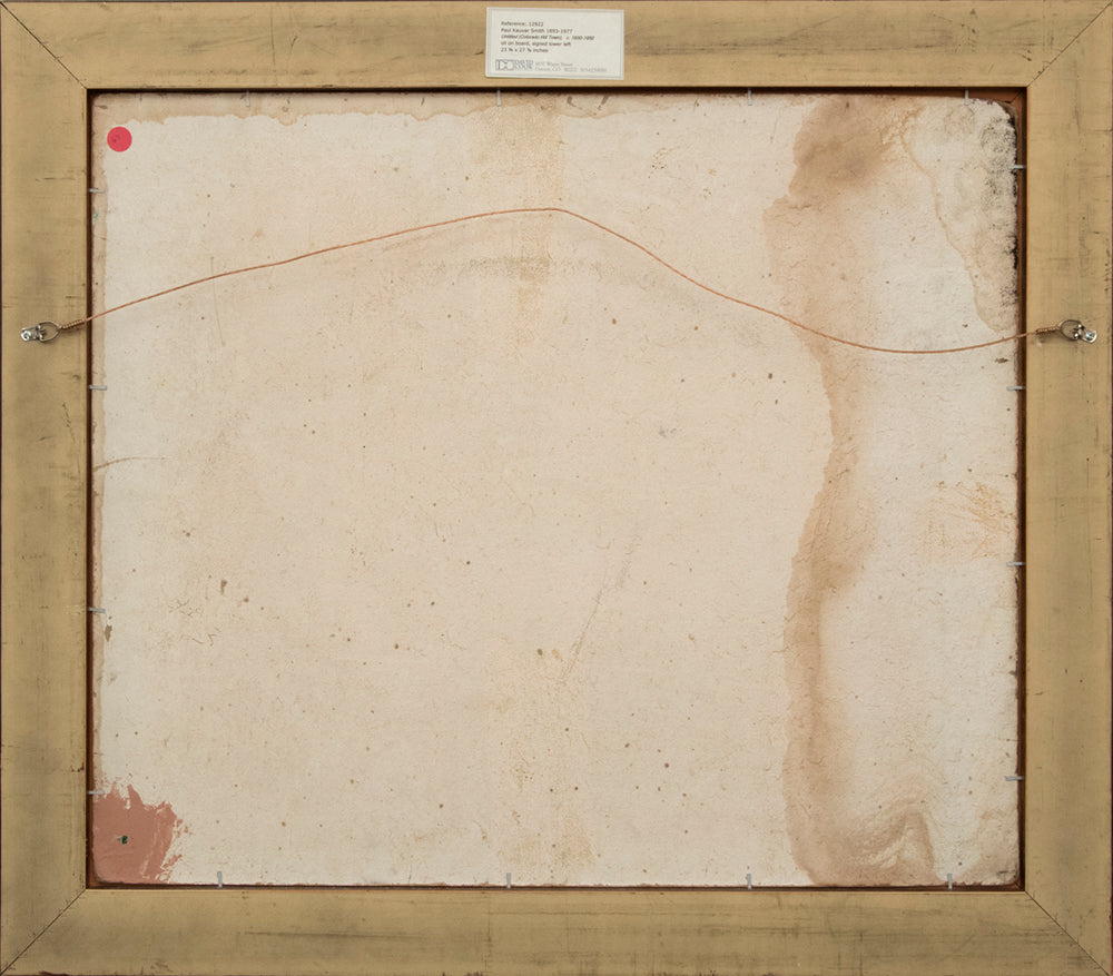 Untitled (Colorado Hill Town), Painting, circa 1940