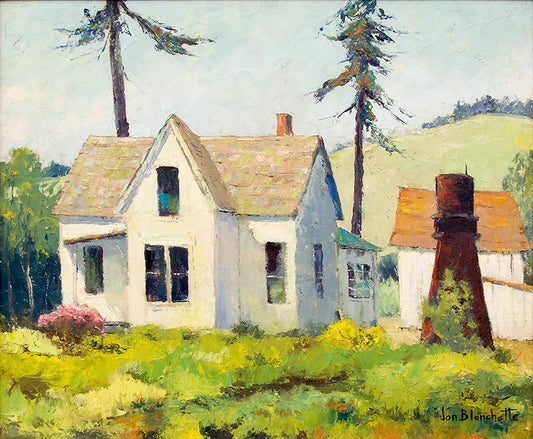 Untitled (Northerrn California home), Painting