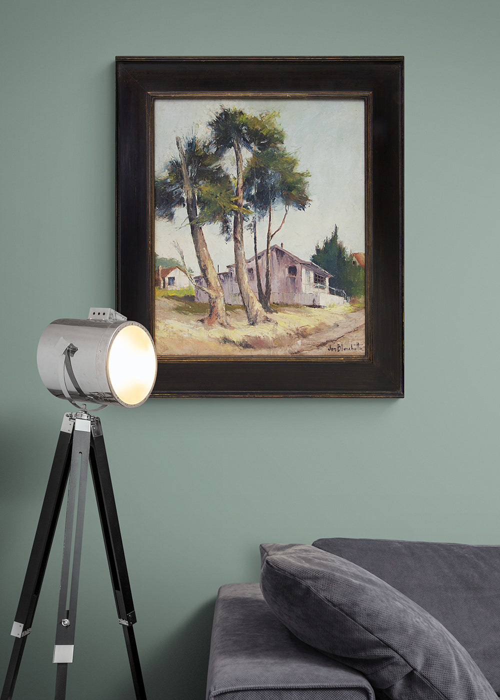Harbor Masters House, Santa Cruz (California), Painting