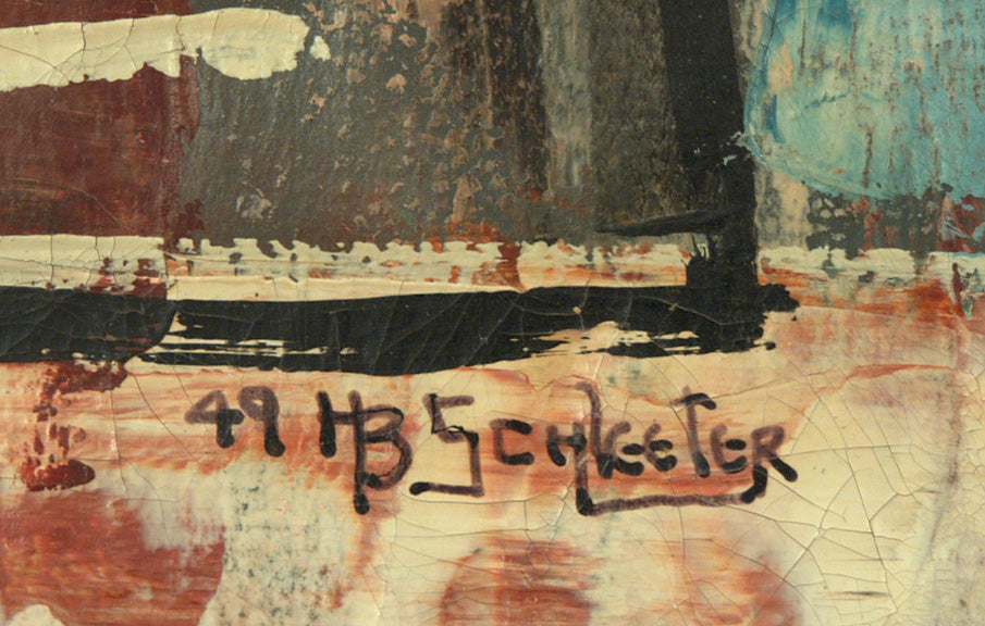 Untitled (Pueblo), Painting, dated 1949