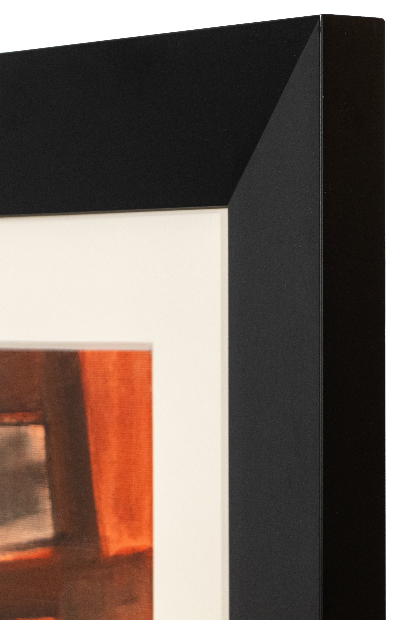 Untitled (Abstract in Orange, Black and Gray), Painting, 1959