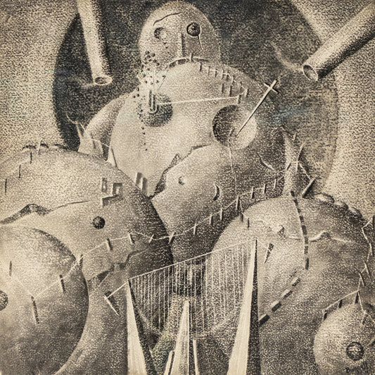 Rape of the Earth (Black & Blue Series), Drawing, 1941