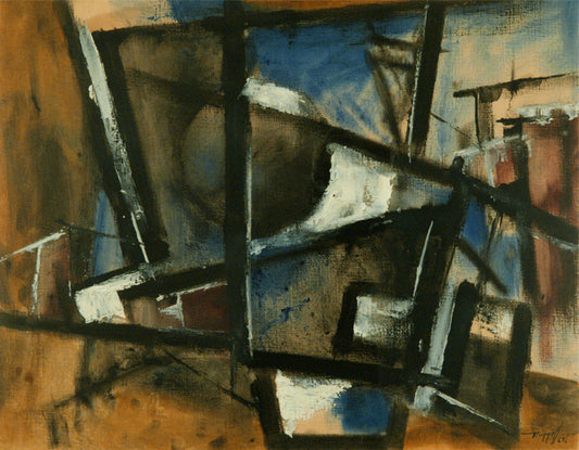 Untitled (Abstract Expressionist composition), Painting, 1963