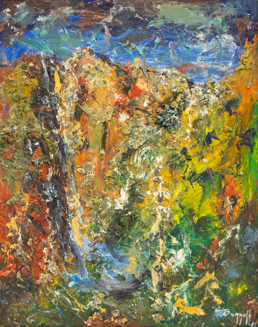 Landscape Abstracted, Painting, 1965
