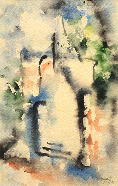 Untitled (Abstract Expressionist Composition), Painting, 1953