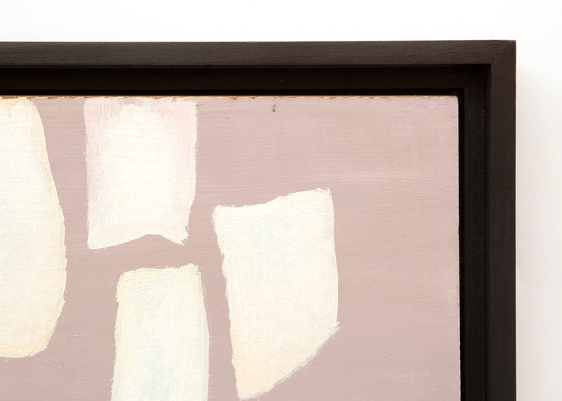 Precipitation (Abstract in White, Mauve, Pink, and Blue), Painting, 1961