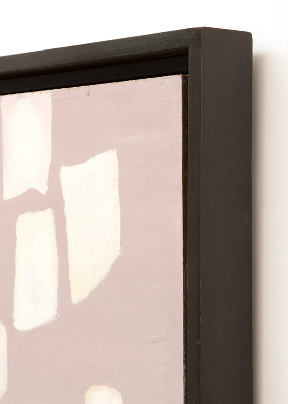 Precipitation (Abstract in White, Mauve, Pink, and Blue), Painting, 1961