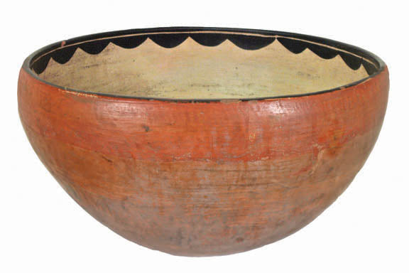 Large Pottery Dough Bowl, circa 1875-1900