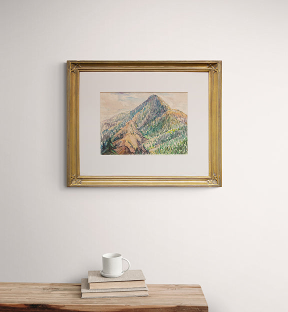 Cameron's Cone (Above Colorado Springs, Colorado), Painting, circa 1930