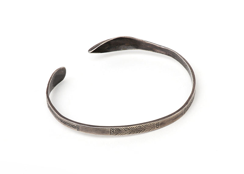 Northwest Coast artwork for sale. Stamped Silver Cuff Bracelet, Denver, Colorado, Art Gallery)