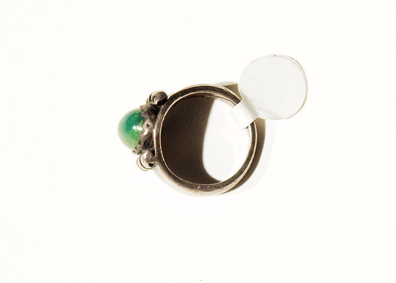 Navajo (Diné) artwork for sale. Silver and Turquoise Ring, Denver, Colorado, Art Gallery)