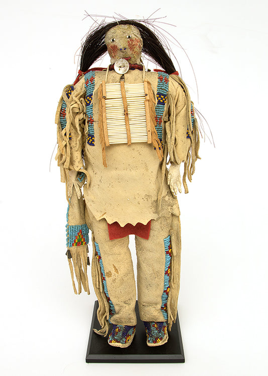 Beaded Hide Doll, circa 1890