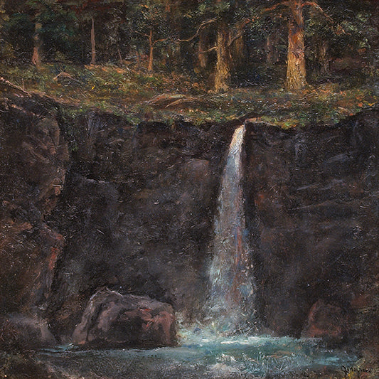 Moonlight Emerald Pool, Painting, 2008