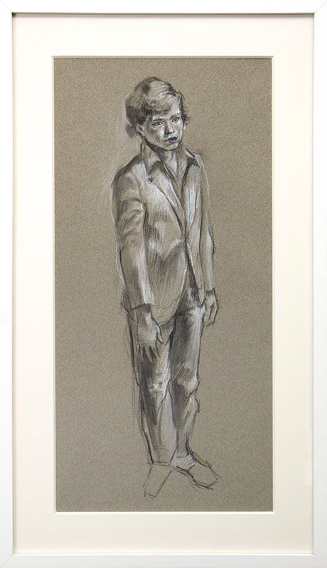 Pioneer Boy (Study of a Boy), Drawing, 1983