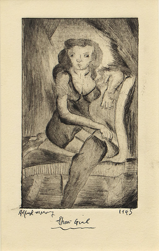 Alfred Morang (1901-1958) artwork for sale. Show Girl, Print, 1945, Denver, Colorado, Art Gallery)