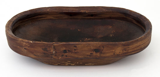 Carved Wood Nesting Bowl