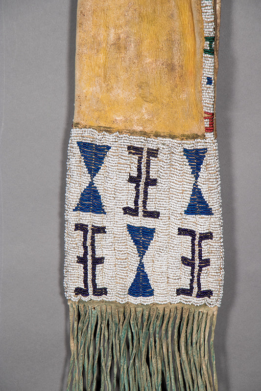 Classic Period Beaded Tobacco Bag, circa 1870