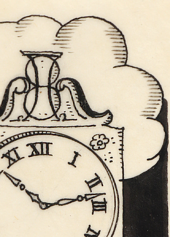 Pendulum Rhyme (Clock), Drawing