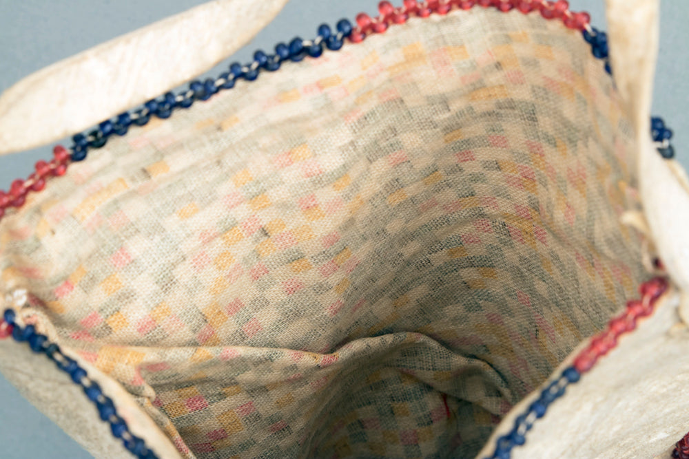 Beaded Hide Pouch, circa 1900