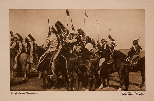The War Party, Photogravure, copyright 1913