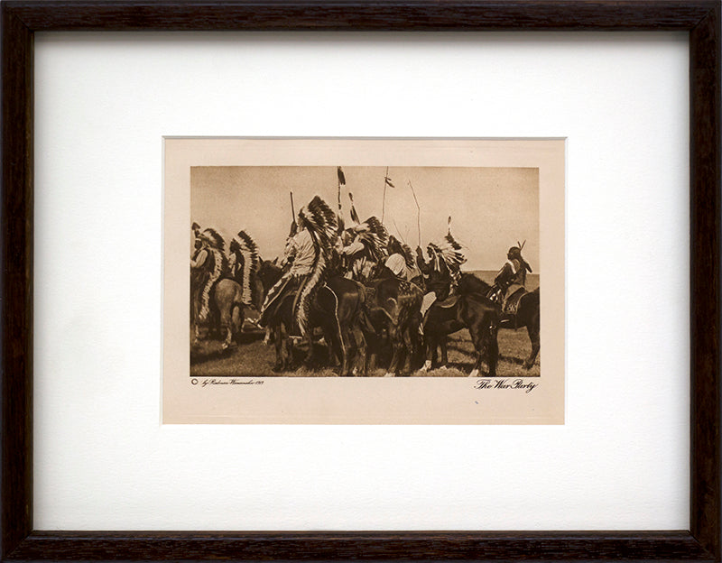 The War Party, Photogravure, copyright 1913