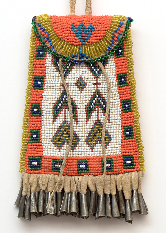 Sioux artwork for sale. Beaded Strike-A-Light, circa 1925, Denver, Colorado, Art Gallery)