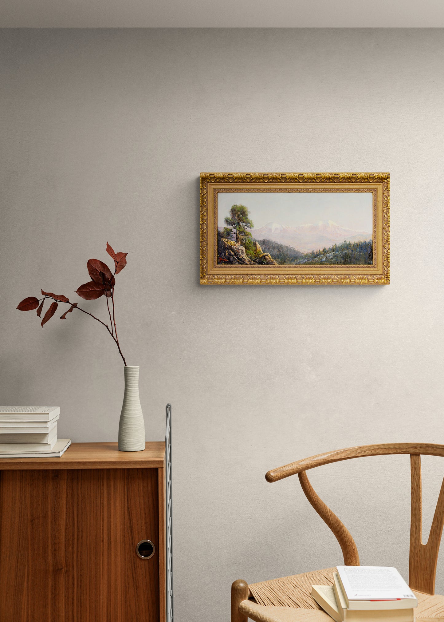 Spanish Peaks (Colorado), Painting, circa 2010