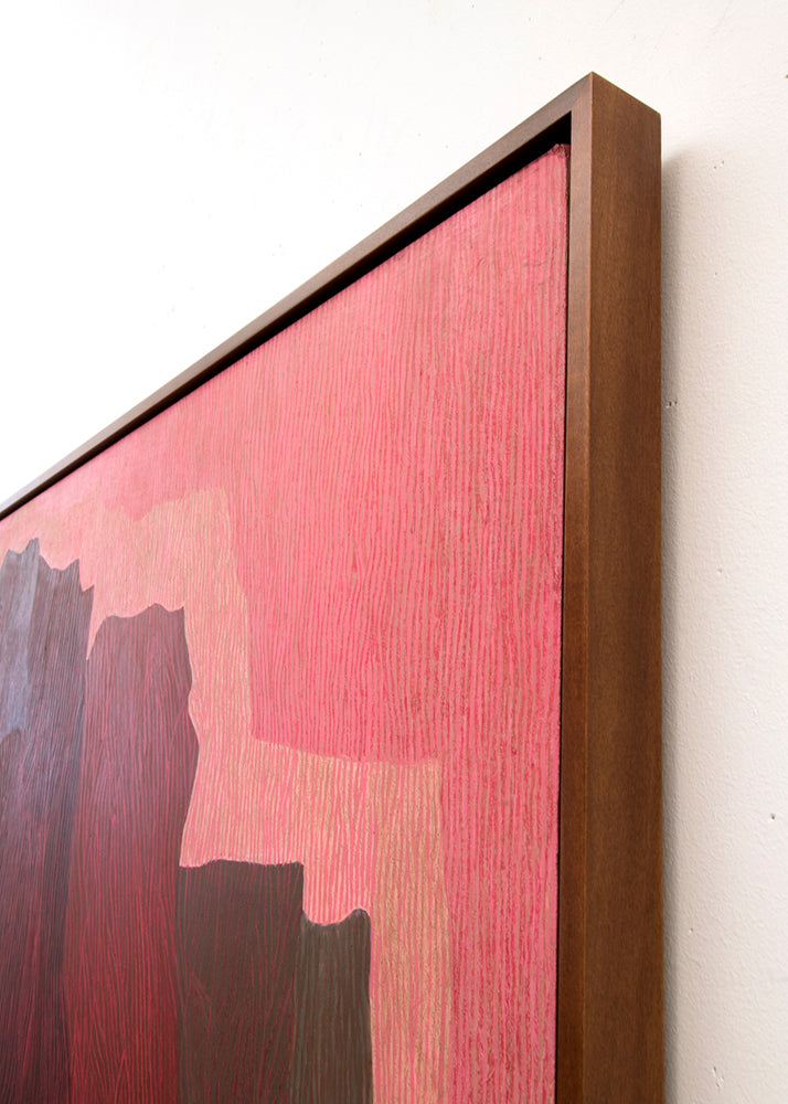 Untitled II (Sea Wall), Mixed Media Painting, circa 1968