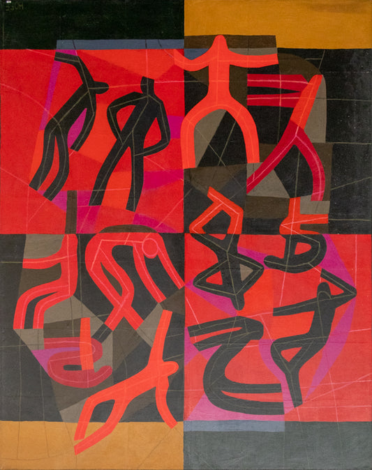 Action Series - Break Dance, Painting, 1975