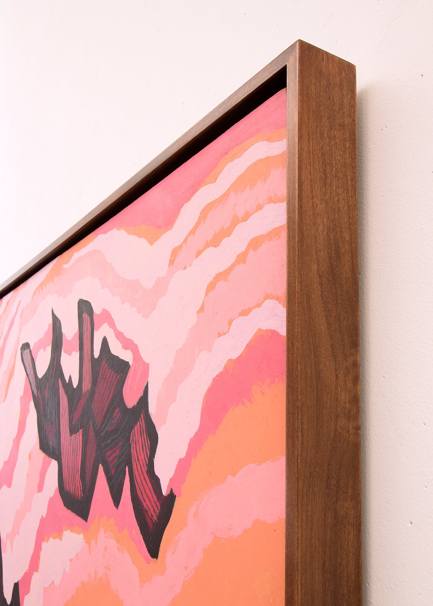 Jagged Sea (Ireland), Acrylic Painting, circa 1968