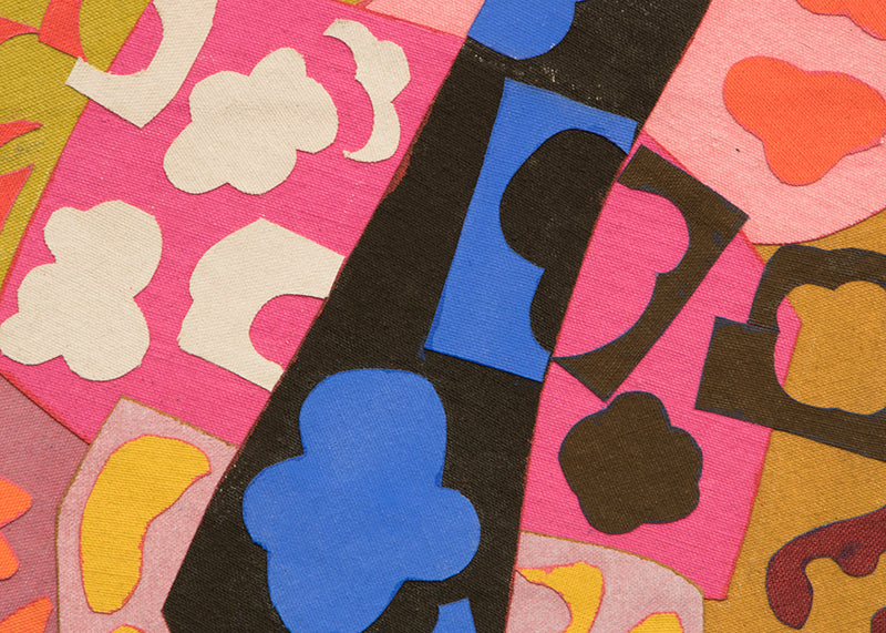 Fabric Shop, Acrylic Painting, circa 1985