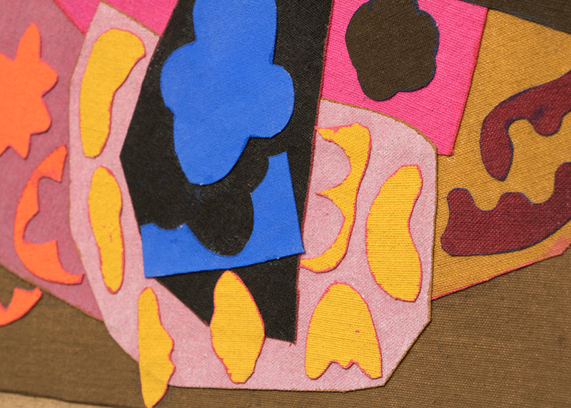 Fabric Shop, Acrylic Painting, circa 1985