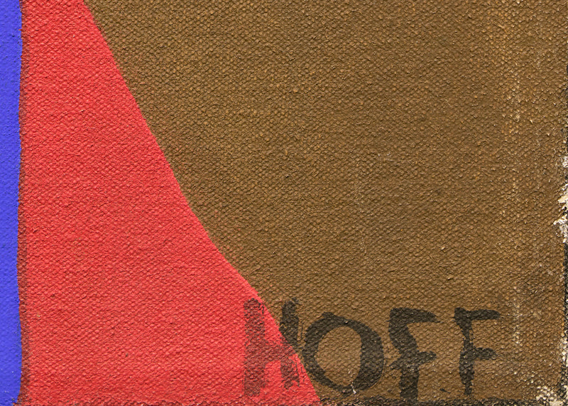 Media Man, Mixed Media Painting, 1974