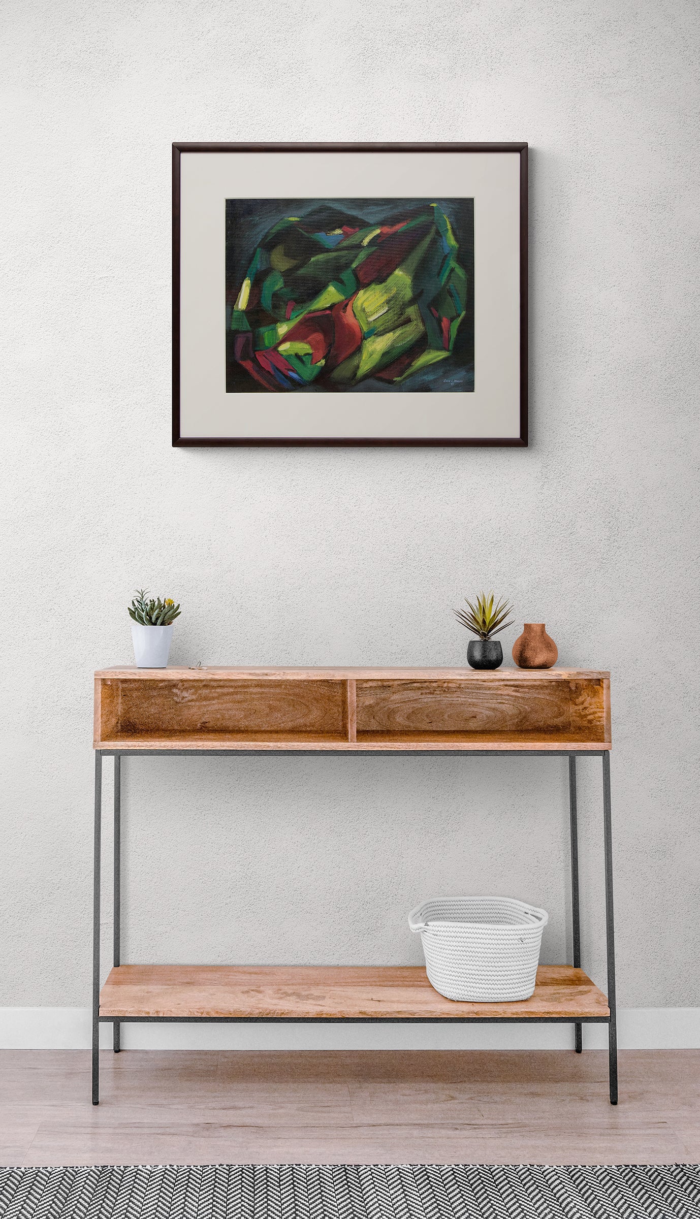 Untitled (Colorado Mountains), Painting, dated 1949