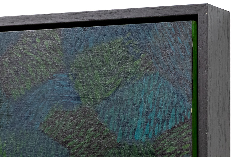 Untitled (People Walking Through the Park), Painting