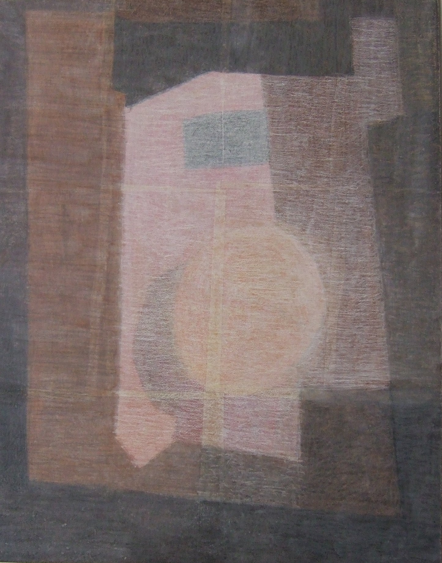 Untitled (Abstract in Brown, Taupe, and Mauve), Painting