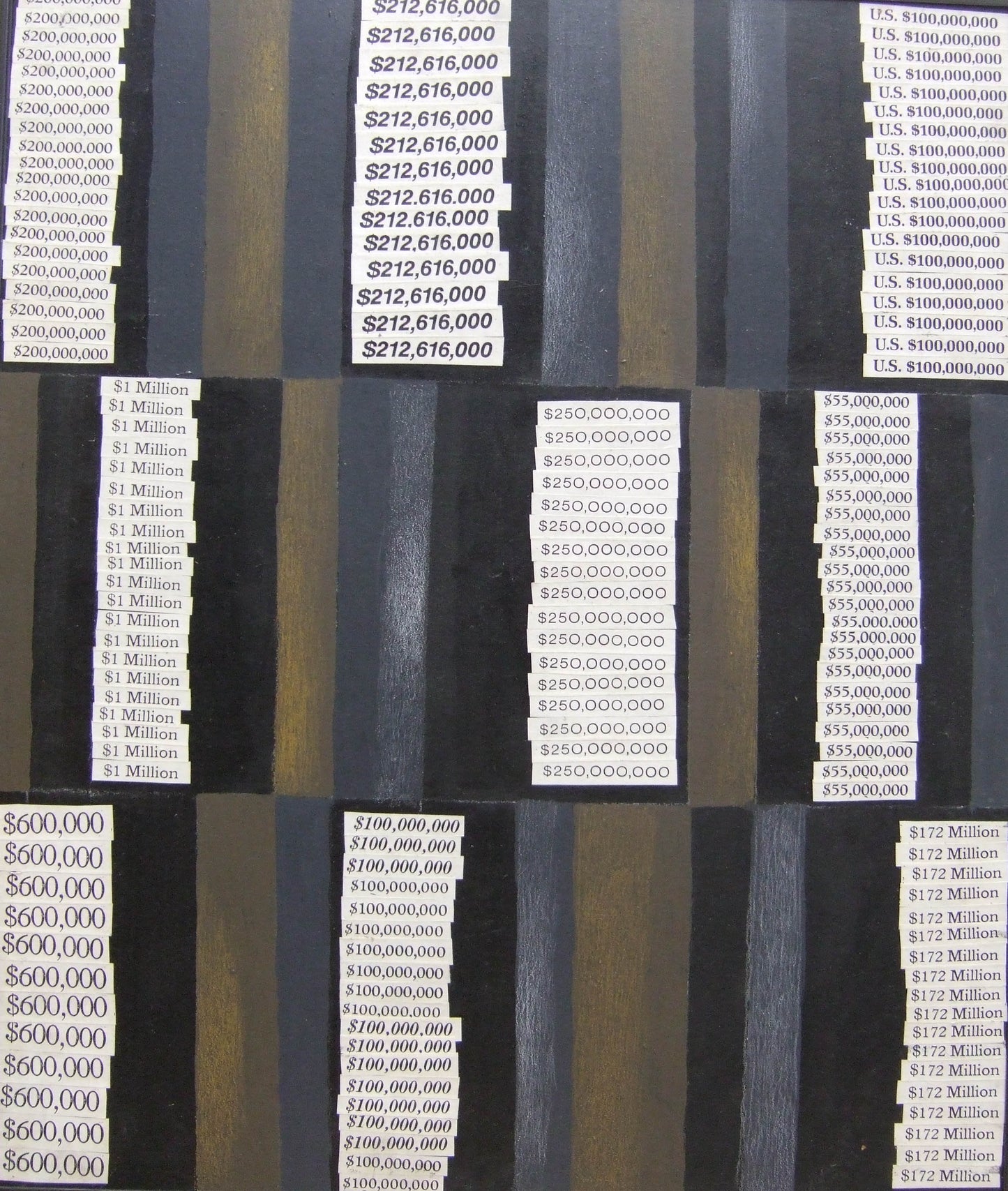 Money Towers, Painting