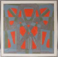 Vermilion Sky Bridge, Drawing, 1980
