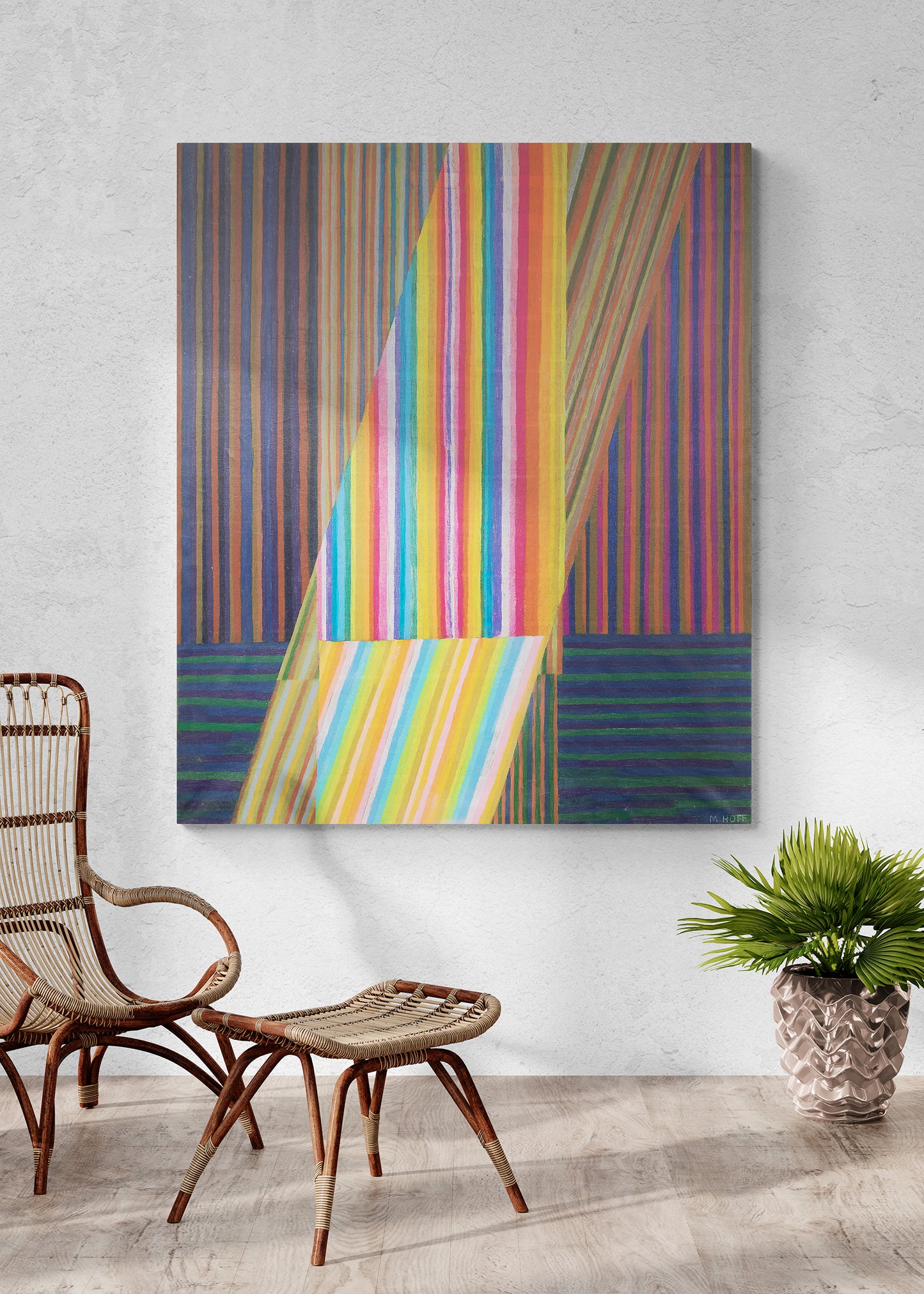 Rainbow River, Painting, 1979