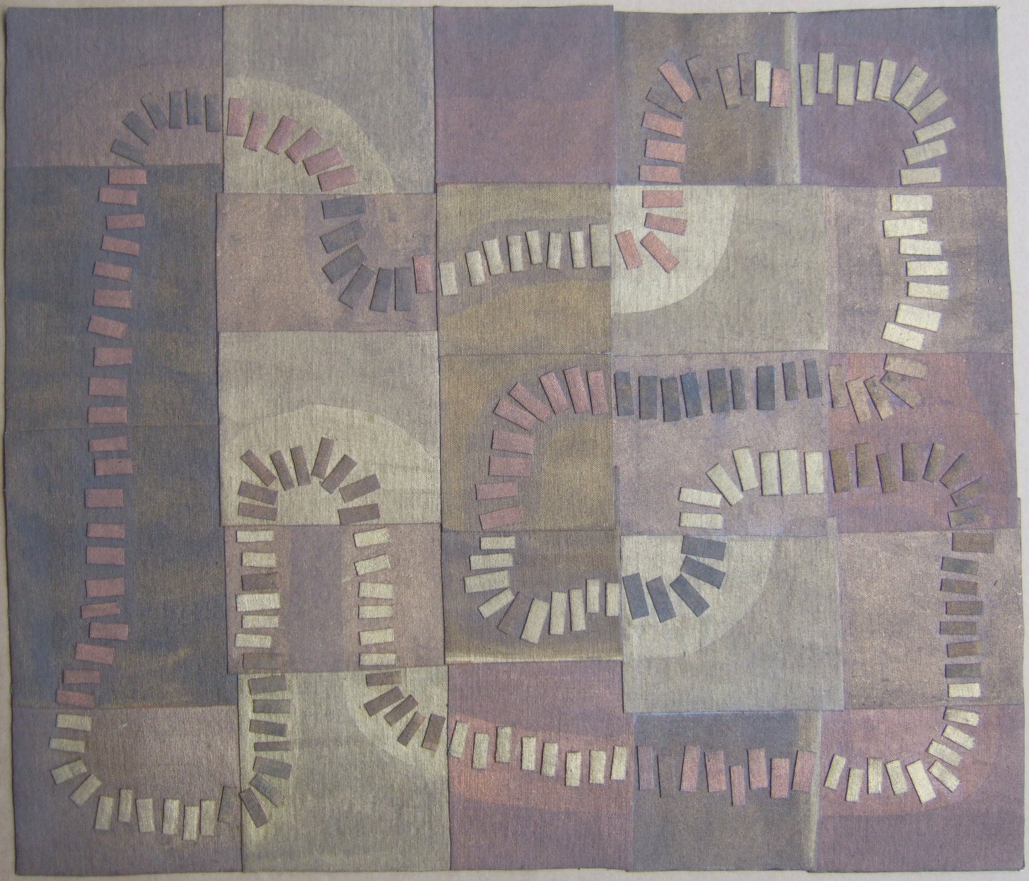 Untitled (Violet Tracks), Painting