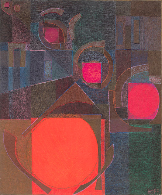 Lighted Street, Painting, 1986