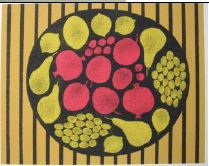 Fruit (Red with Yellow), Print