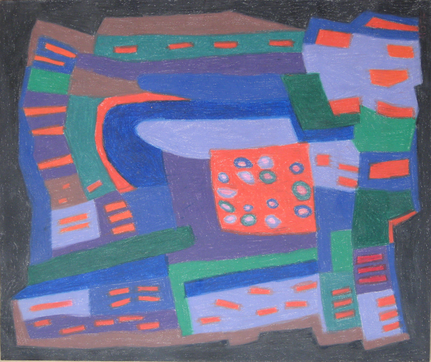 #7 Entrance to the Festival, Drawing