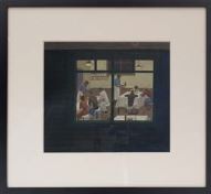 Restaurant Scene, Painting