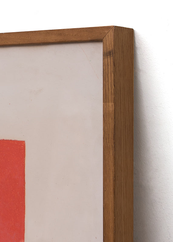 Carnival Series: Zig-Zag, Conte Crayon Drawing, 1979