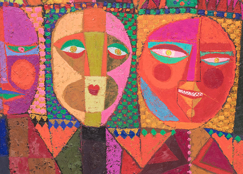 The Committee (Seven Figures), Painting, 1965