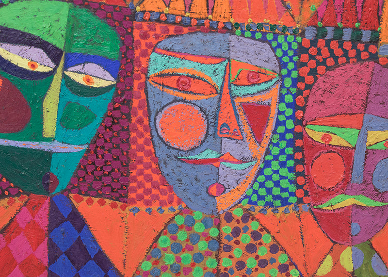 The Committee (Seven Figures), Painting, 1965